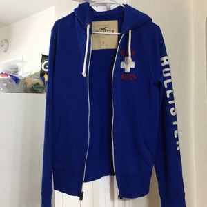 Blue Ocean Watch Hollister Logo Hoodie